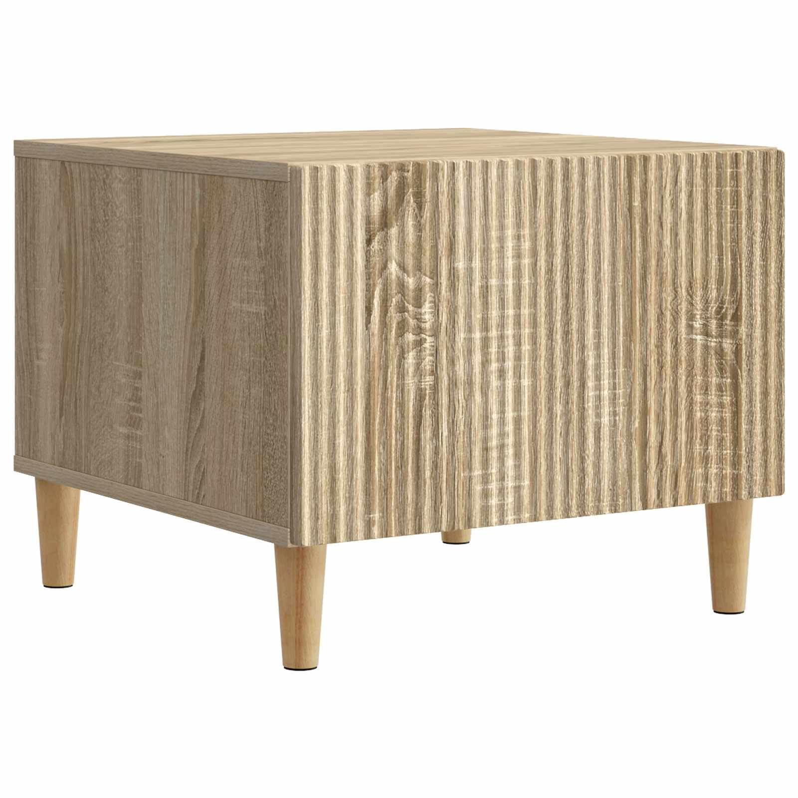 Table basse élégante en chêne Sonoma au design intemporel avec finitions soignées