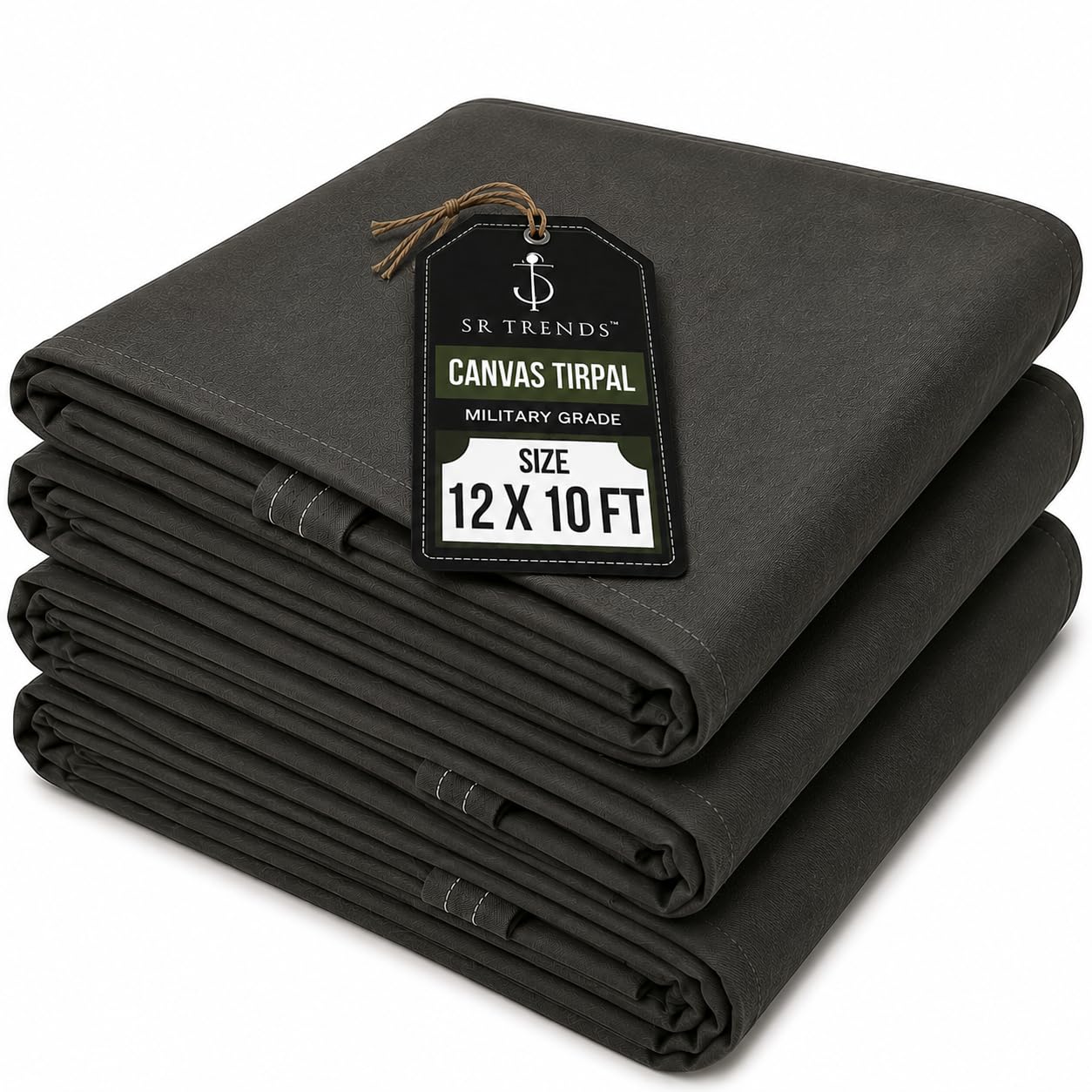 700 GSM Waterproof Tarpaulin | Durable, UV-Resistant Tarp for Outdoor, Construction & Camping (Grey, 2.5 x 2.5 FT) — Amazon image 17