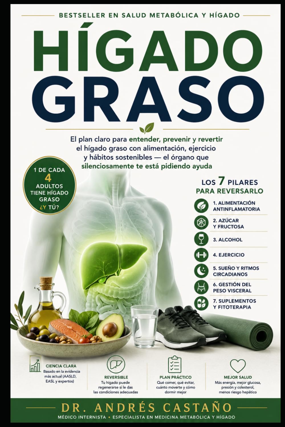 Hígado Graso: El plan claro para entender, prevenir y revertir el hígado graso con alimentación, ejercicio y hábitos sostenibles — el órgano que silenciosamente te está pidiendo ayuda