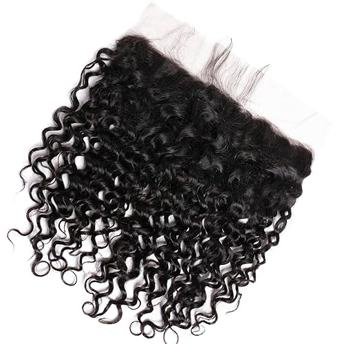 Miniatura 5 de Lemoda Encaje frontal transparente HD de 13 x 6 pulgadas, con ondas de agua de 22 pulgadas, frente húmedo y ondulado, cabello humano virgen
