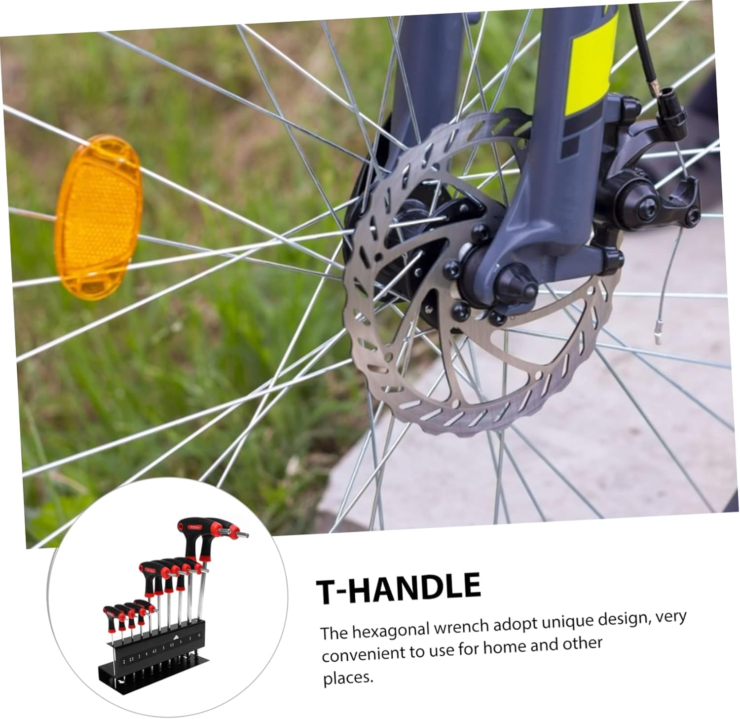 10pcs Handle Hexagonal Wrench Set with Bracket Multi Tools for Home Automotive and Workshop Use Resistant Finish High Hardness and Versatile