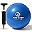 ProBody Pilates Small Exercise Ball with Pump - 9 Inch Workout Ball for Stability, Barre, Yoga, Core & Physical Therapy, Home Gym & Office Use (Blue)