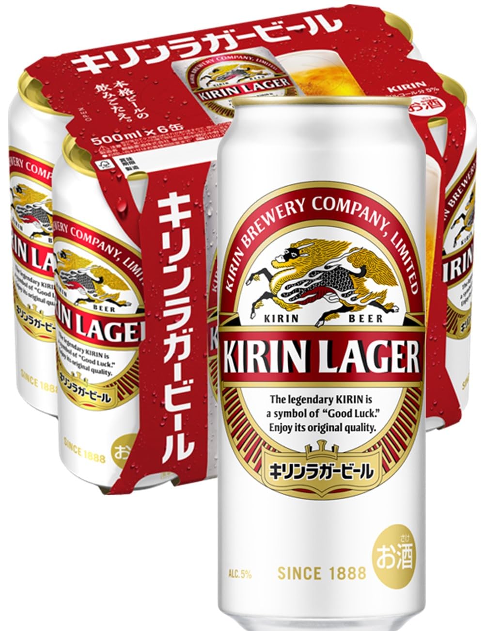 Amazon.co.jp: キリンラガー ビール500ml×6本 ギフト : 食品・飲料・お酒