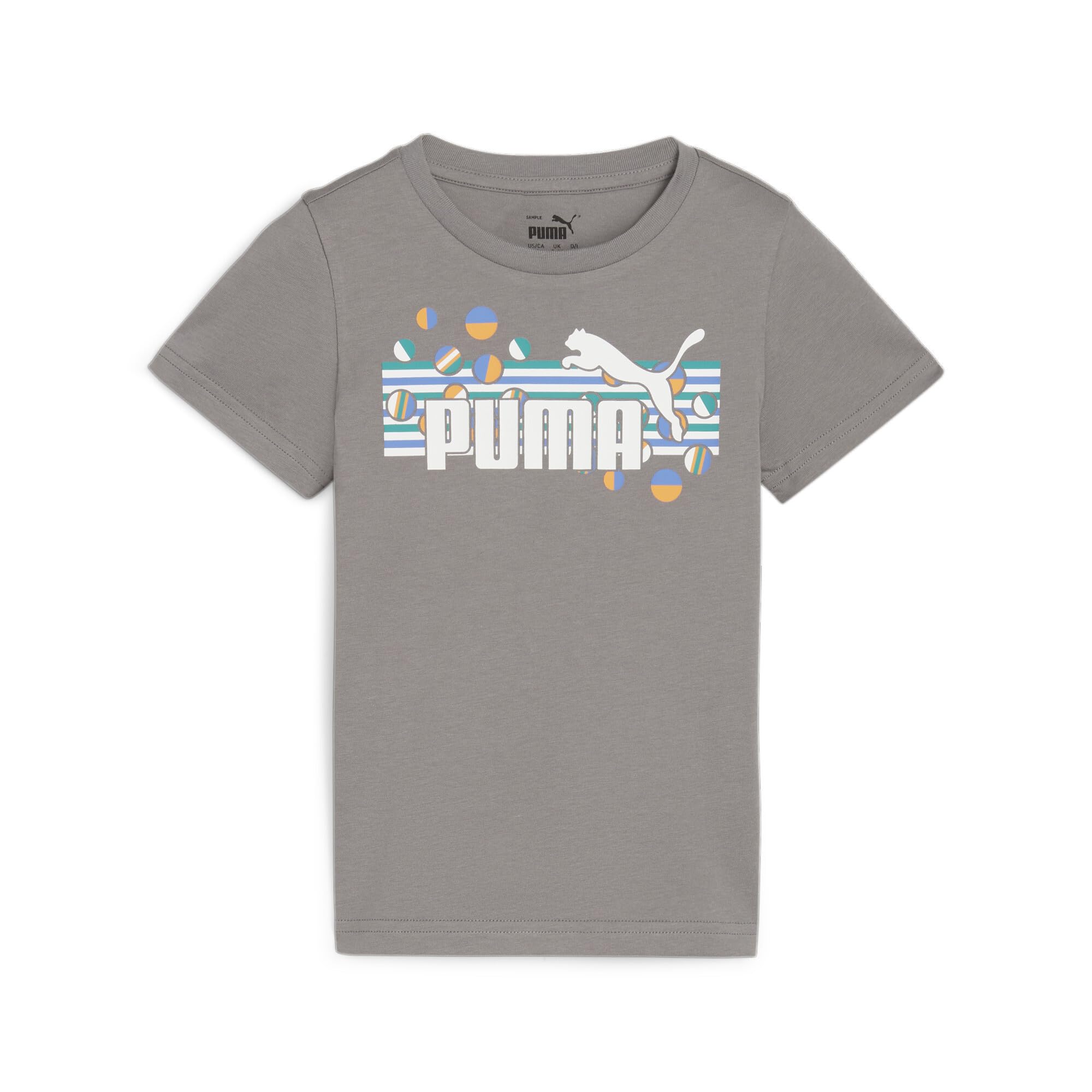 ESS+ SUMMER CAMP Tee Unisex Çocuk Tişört, Turquoise Surf, 4-5 Yaş
