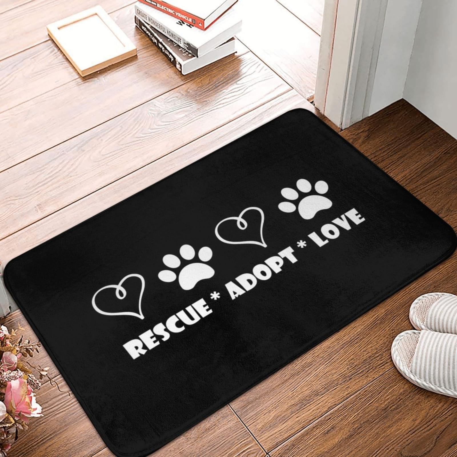 Paillassons pour entrée anti-saleté tapis de cuisine résistant pour animaux