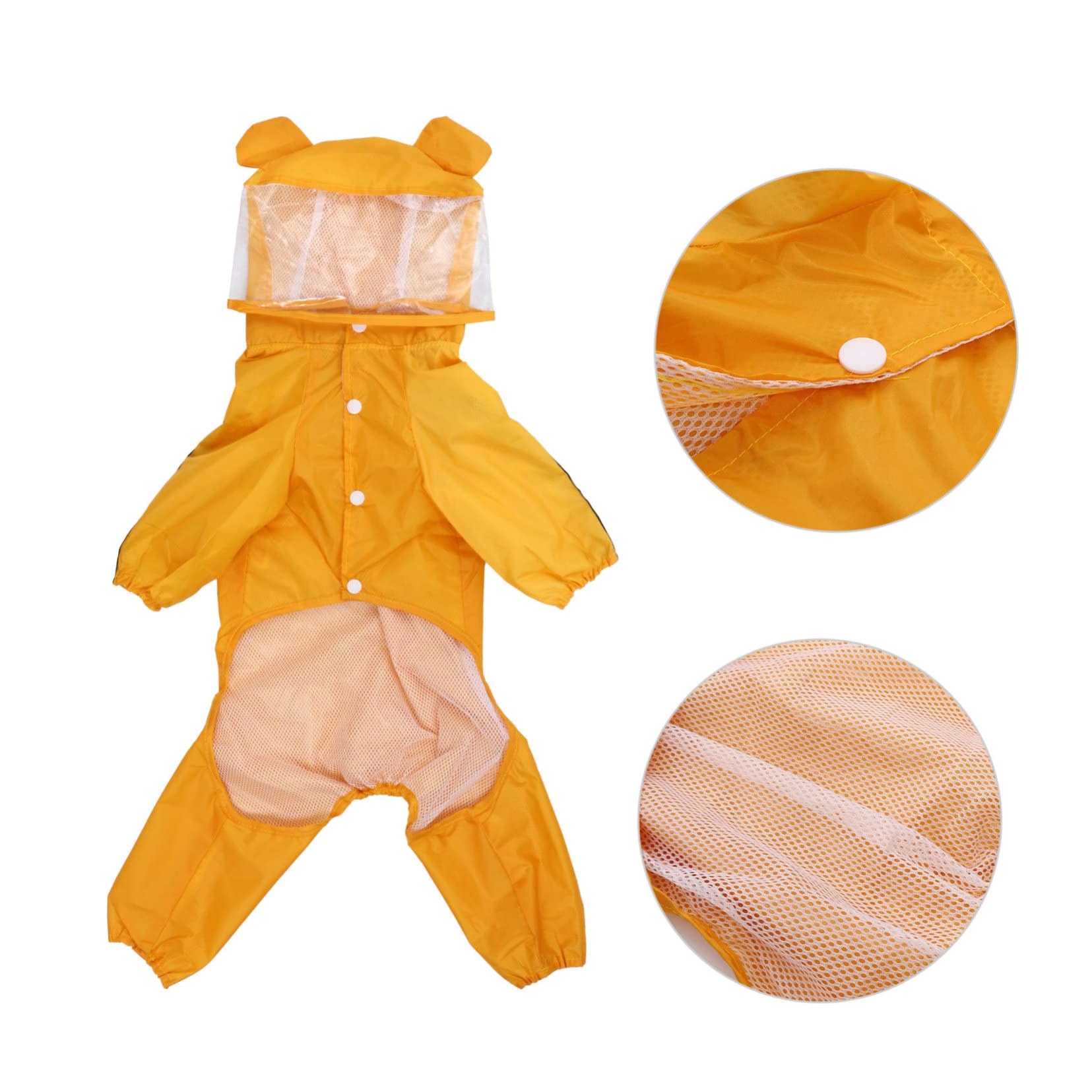 Manteaux imperméables pour Chiens, imperméables pour Chiens, 3 pièces, imperméables pour Animaux de Compagnie, Tissu réfléchissant pour Petits Chiens