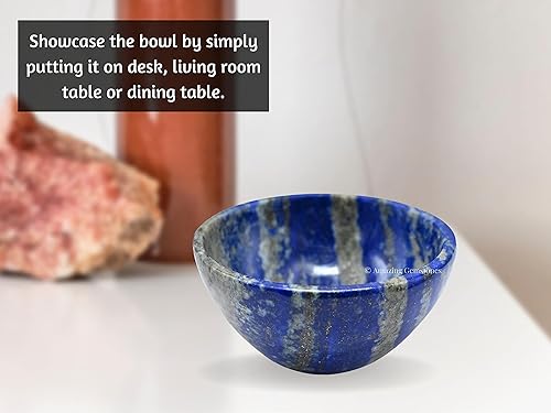 Miniatura 118 de Amazing Gemstone Clear Quartz Crystal Bowl - 2" Gem Stone Bowl for Altar Offering