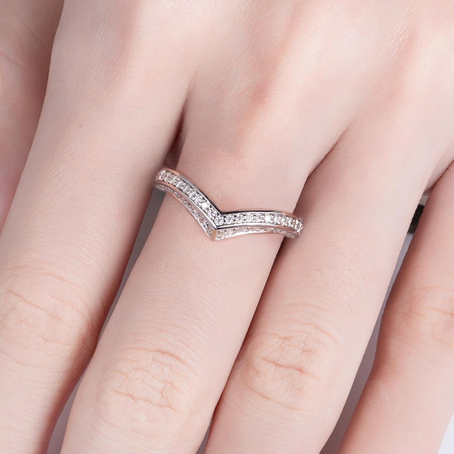 AnuClub Moissanite Engagement Rings 3.55/4.08cttw D Color VVS1 925 Sterling Silver Crown Wedding Promise Wedding Eternity Band Rings for Women with Certificate - Image 6