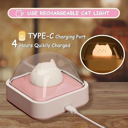Miniatura 6 de AVSMGP Nursery Night Light, Baby Night Light for Breastfeeding and Sleep Aid, Portable Battery Powered Bedside Nightlight, Touch Control Dimmable