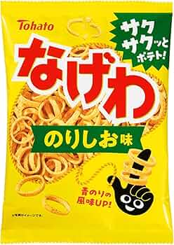 Amazon.co.jp: 東ハト ポテコ なげわ (24袋セット, なげわ のりしお味