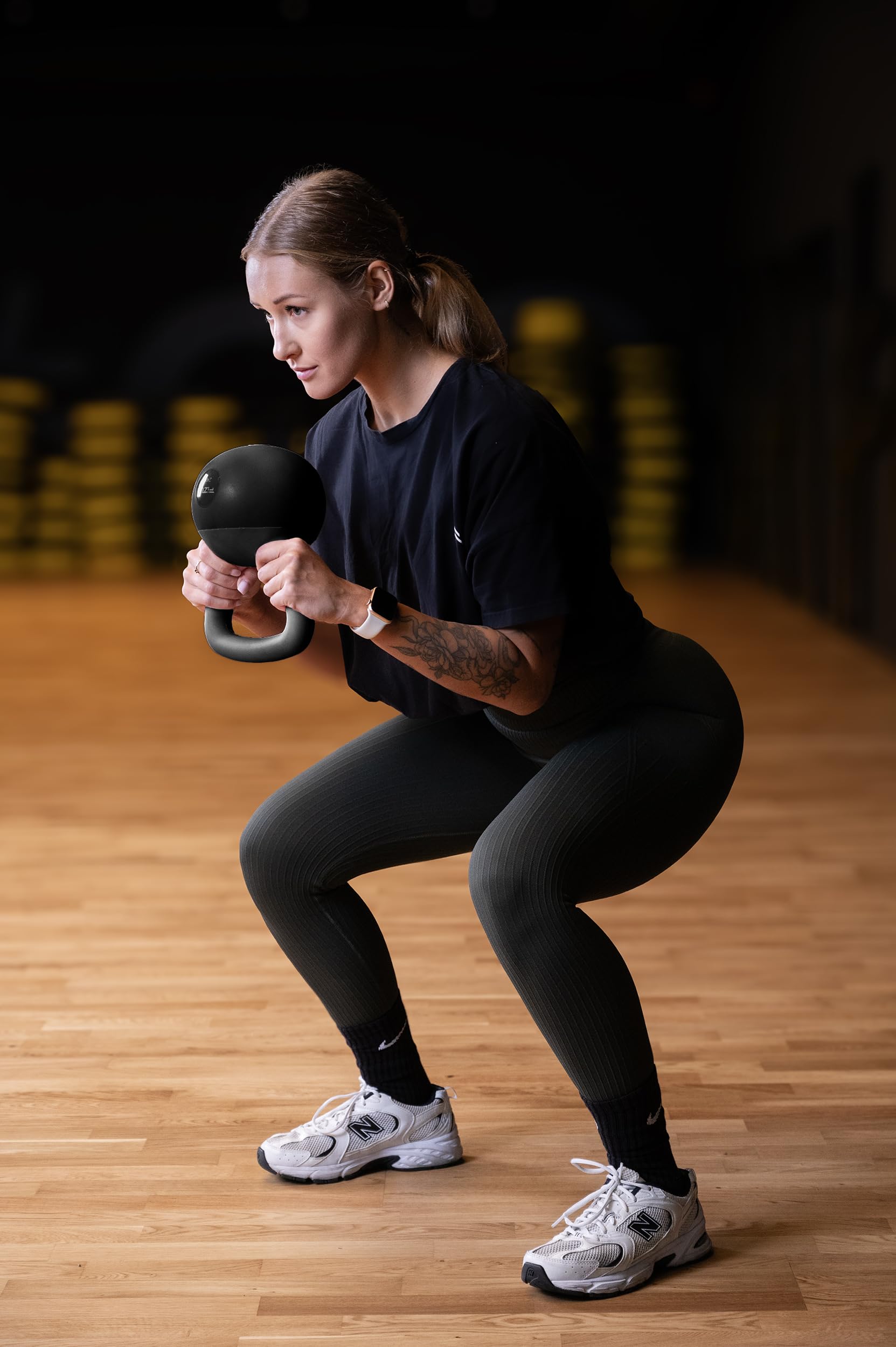 Fizyo Miękki Kettlebell Wypełniony Żelaznym Piaskiem, Antypoślizgowy Uchwyt, PVC Bezpieczny dla Podłogi, Hantle do Treningu, Podnoszenie Ciężarów w Domu i Siłowni, dla Kobiet i Mężczyzn