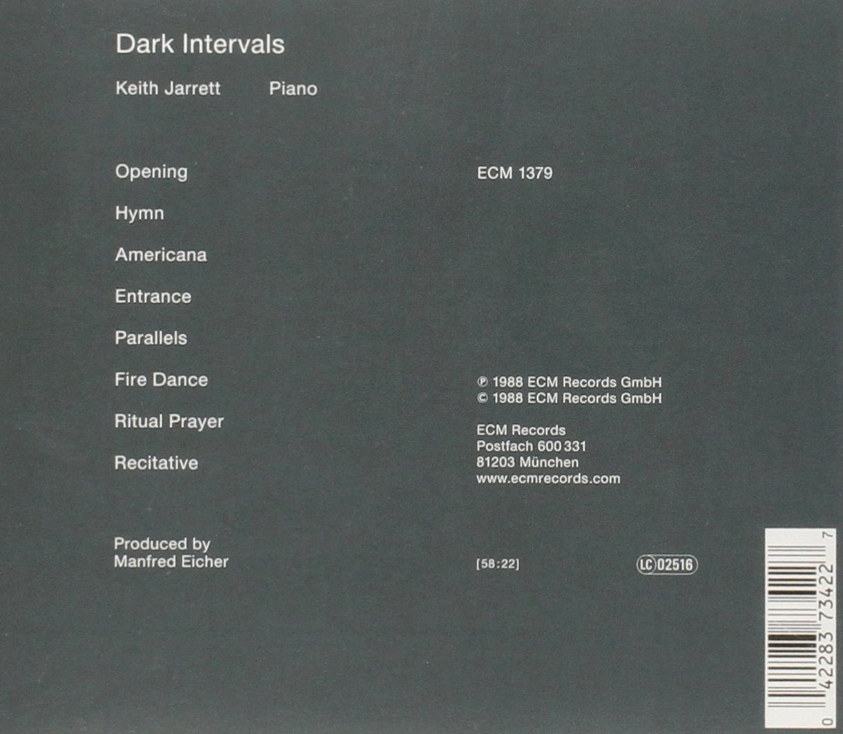 DARK INTERVALS