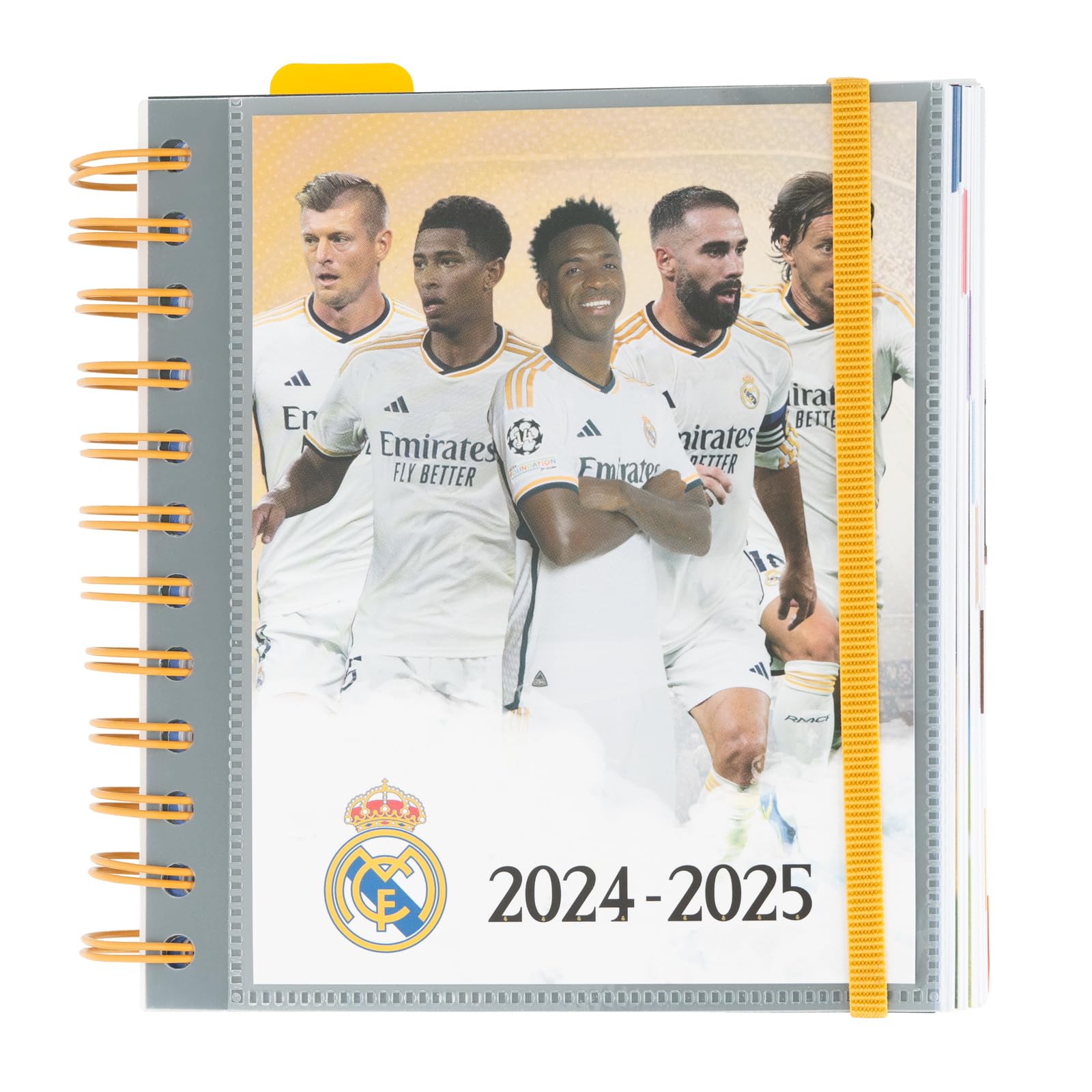 Grupo Erik Agenda escolar 2024 2025 día por página Real Madrid - Agenda 2024 2025 dia por página ilustraciones - Agenda Real Madrid 24-25, Agenda escolar 2024-2025 niño Vuelta al cole Material escolar