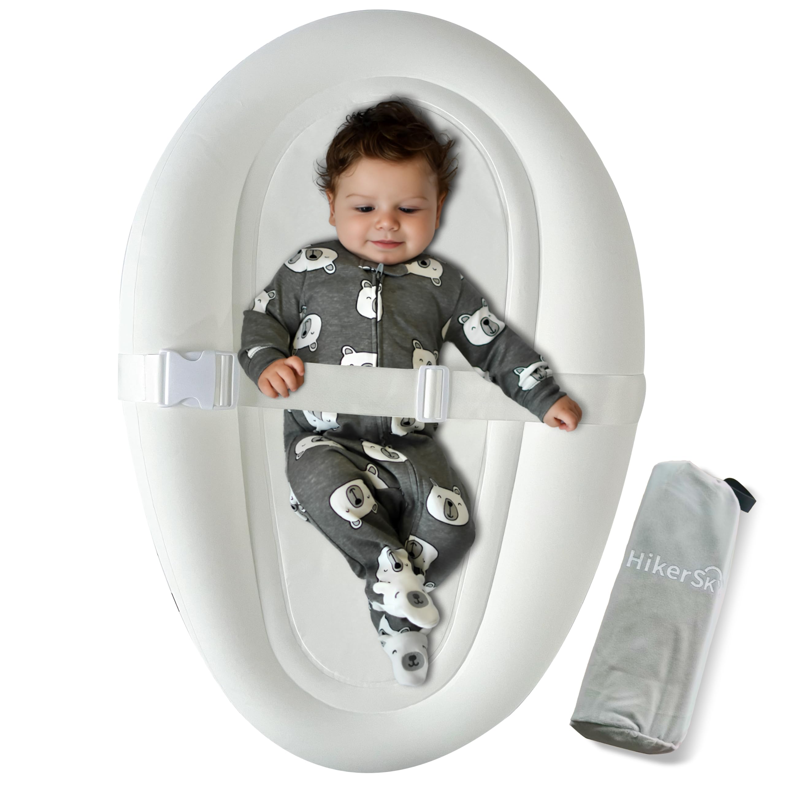 HikerSKY Portable Inflatable Baby Changing Pad, Waterproof & Wipeable Skin-Friendly, Include Storage Bag Easy to Carry,Travel,Suitable for a Variety