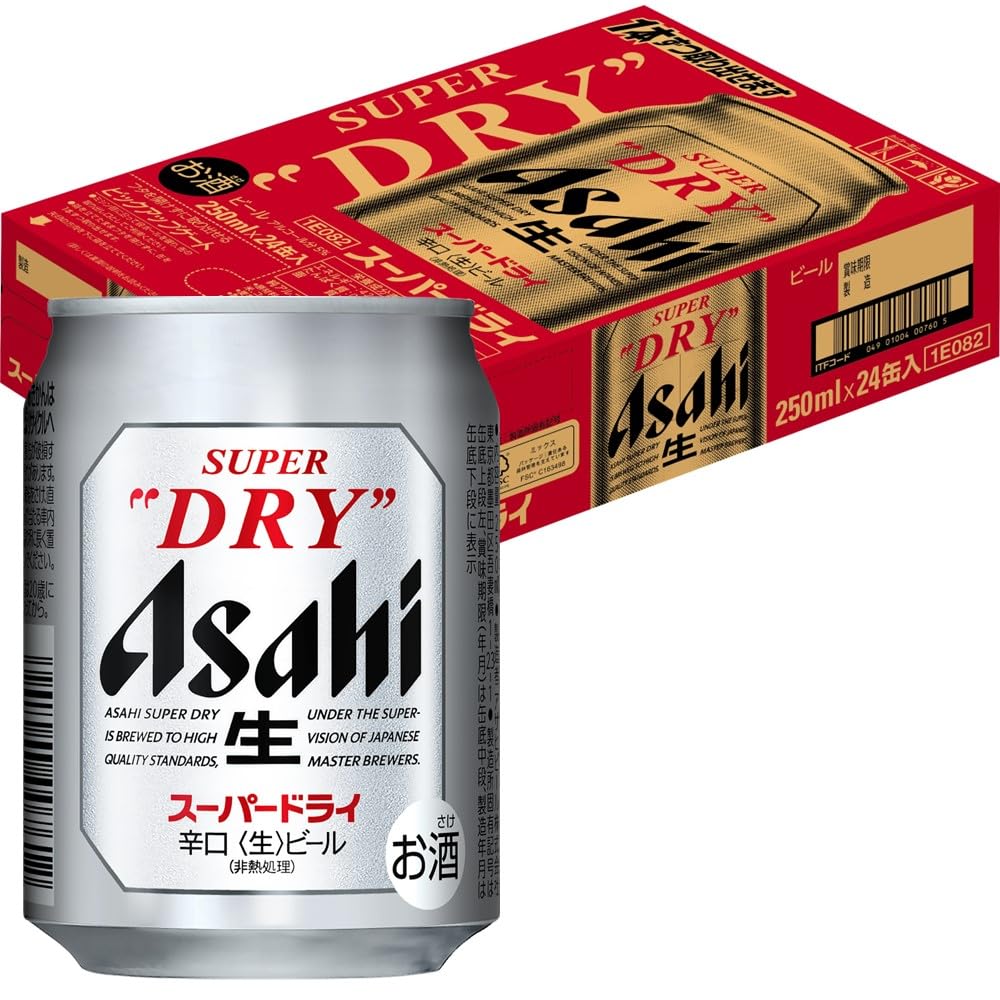 Amazon.co.jp: 【ビール】アサヒ スーパードライ [ ビール 250ml×24本