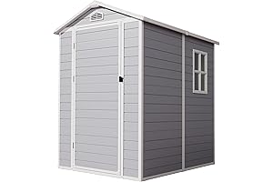 Devoko 6x4 ft Resin Shed: Durable Plastic Storage Solution