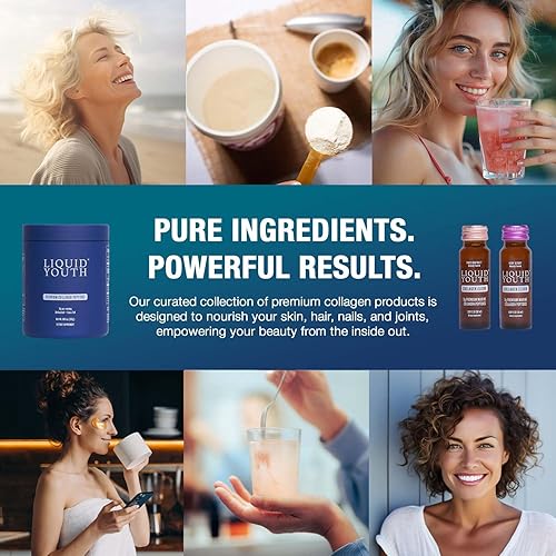 Miniatura 6 de Polvo de péptidos de colágeno para mujeres y hombres, tipo I y III bovino alimentado con pasto, colágeno hidrolizado, promueve el crecimiento del