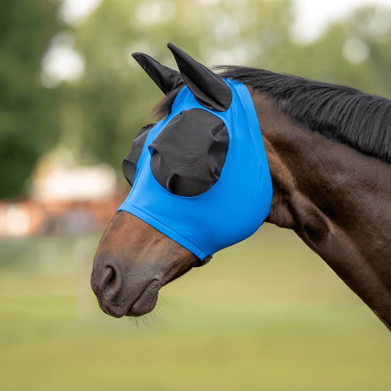 Fliegenmaske Twin Fit Flexi, WB, royal Summer