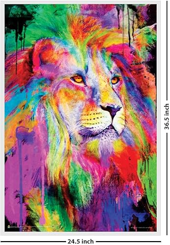 Vista 13 de Rainbow King by Aimee Stewart - Póster de luz negra no flocada, 24 x 36 pulgadas