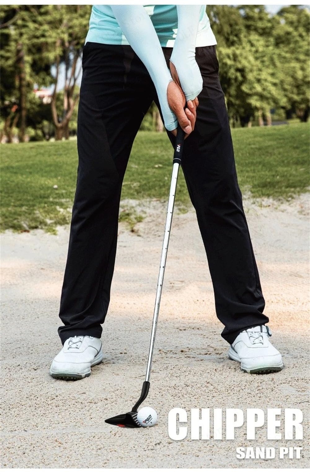 Putter de golf de acero para hombres y mujeres, cuña de arena, para lanzar cuña, putters de golf