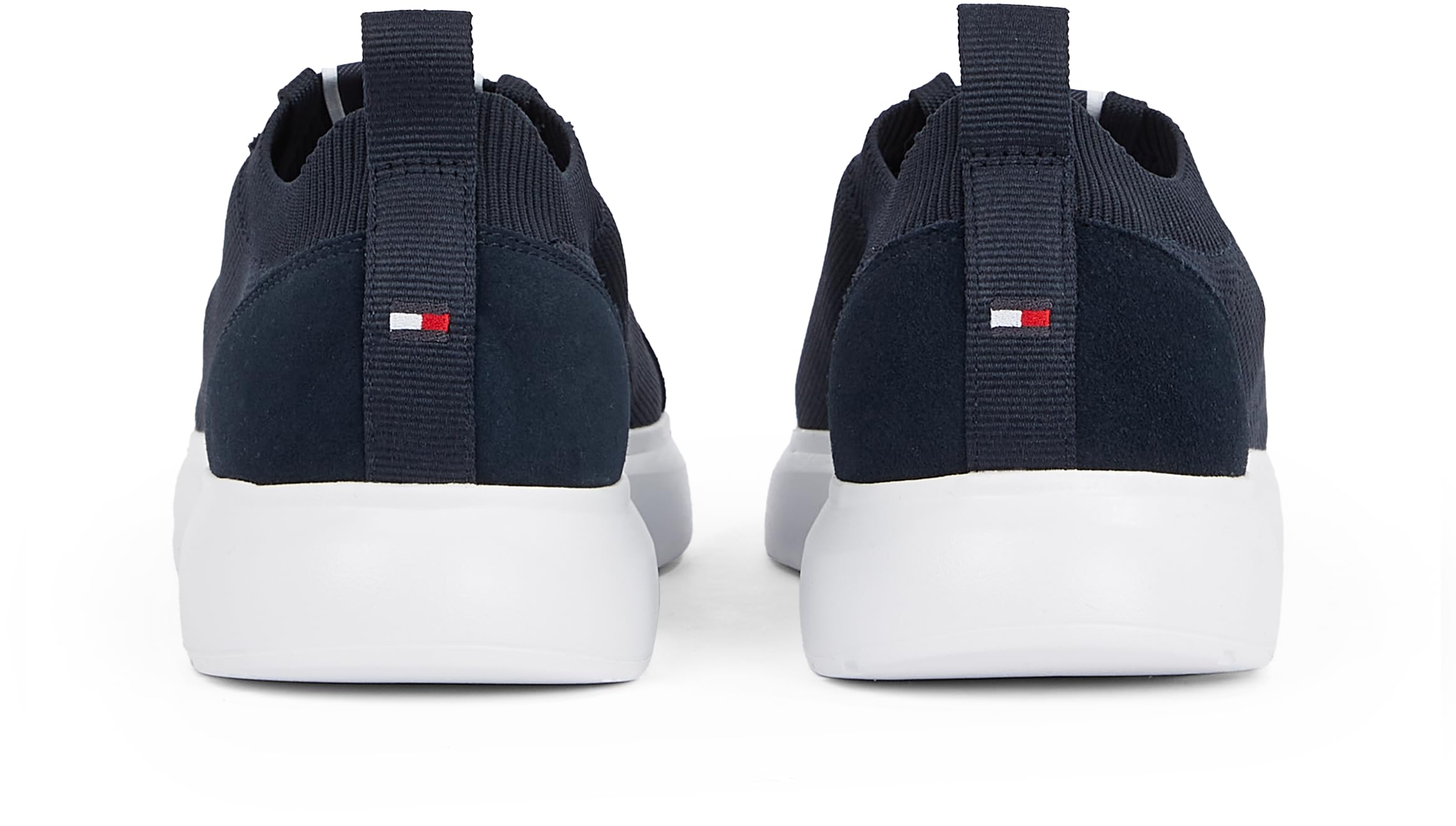 Tommy Hilfiger Herren Vulcanized Sneaker Light Knit Seasonal Elegant, Blau (Desert Sky), 45 – Ansicht 2