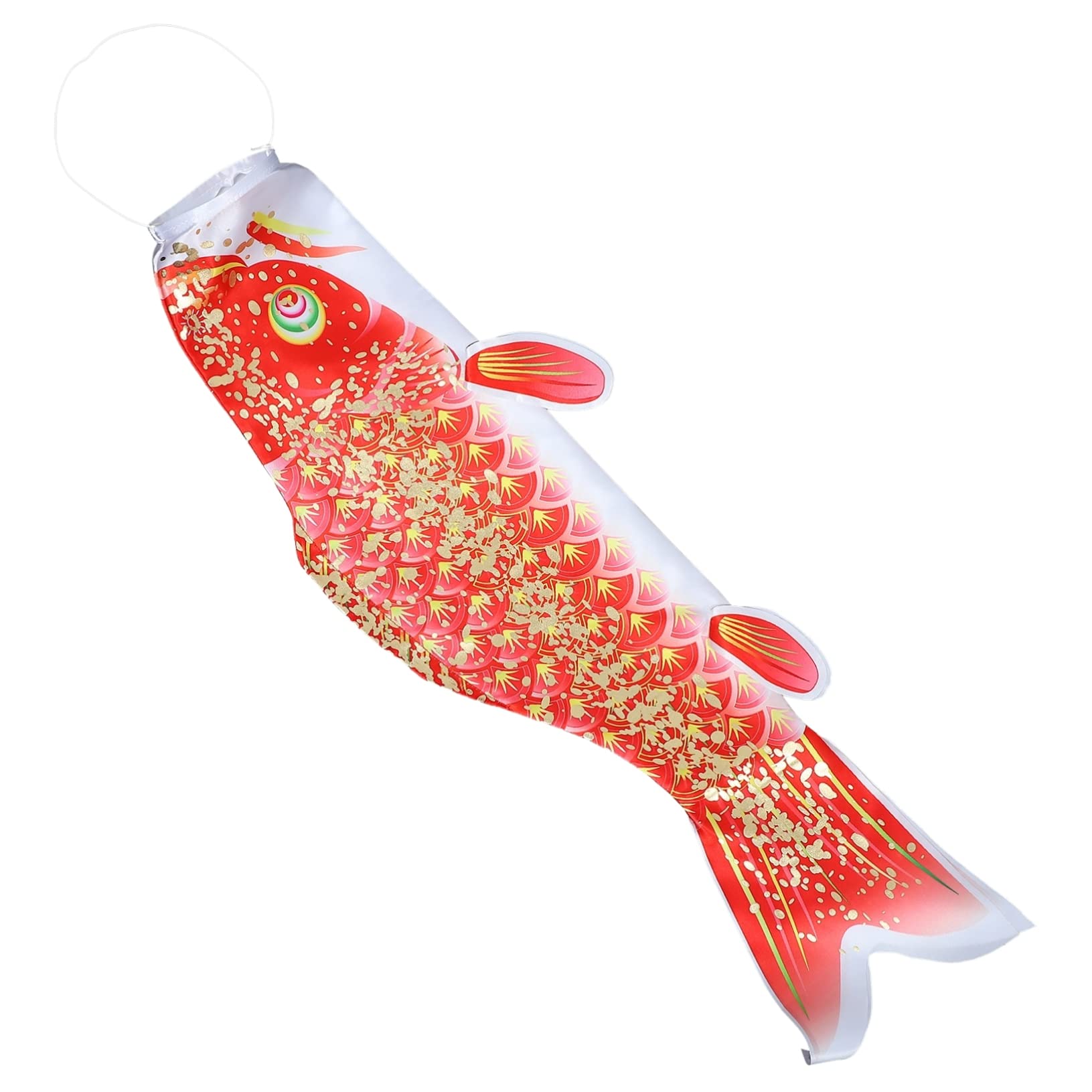 Carpa japonesa bandera decorativa de seda satén ligera VANZACK resistente para jardín y balcón