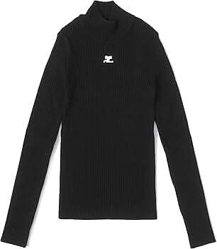 美品　Courreges クレージュ　ロゴ　ニット　トップス　M COURREGES クレージュ オフショルダー ニット Sweater セーター