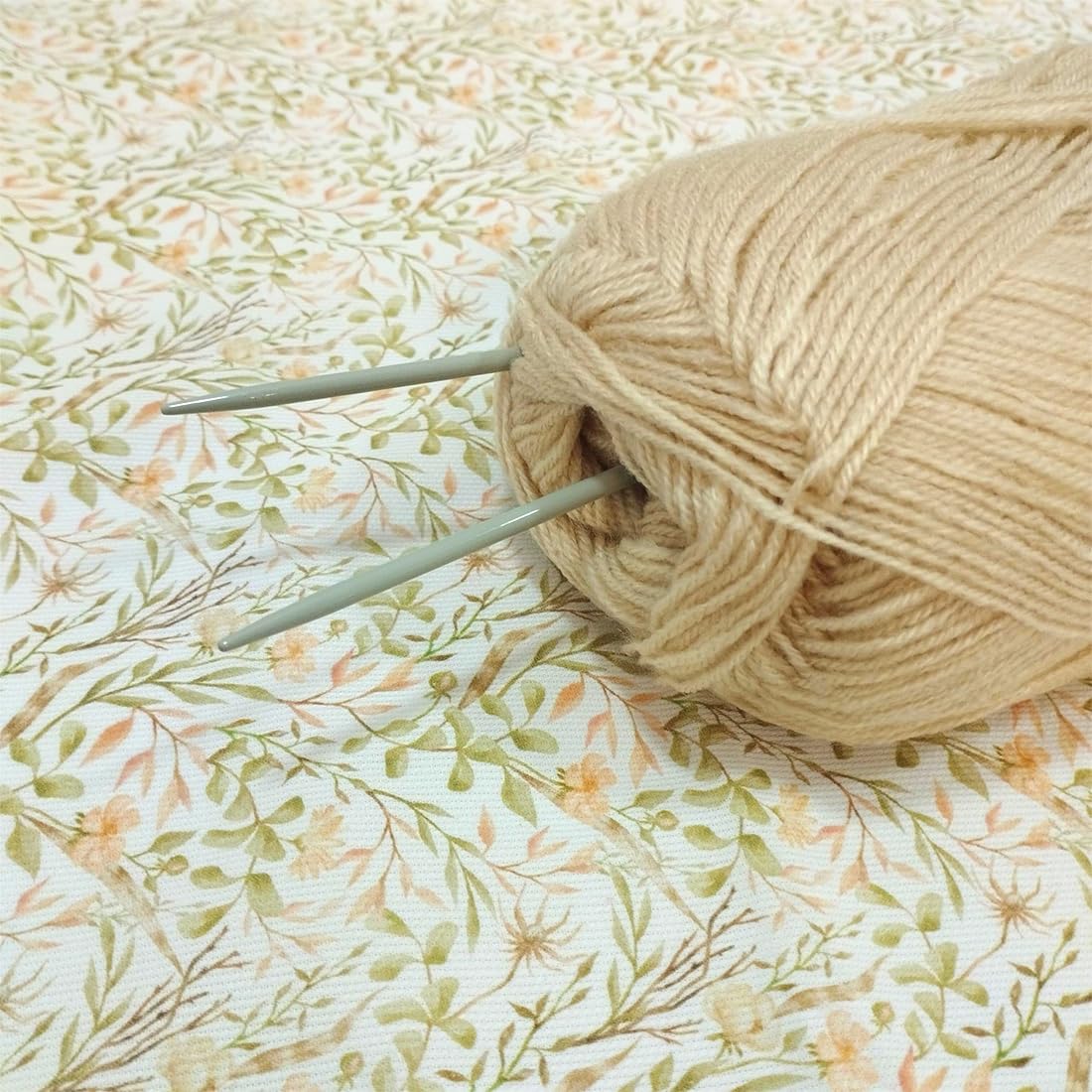 JYC CREATIVE Acrylic Yarn (100g - 365m), 3mm Thickness, Brown, 3 in Package, Ideal for Knitting Crocheting, and Crafting - Image 2
