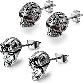 Vivienne Westwood スカル ドクロ ピアス 両耳用 ケース付き