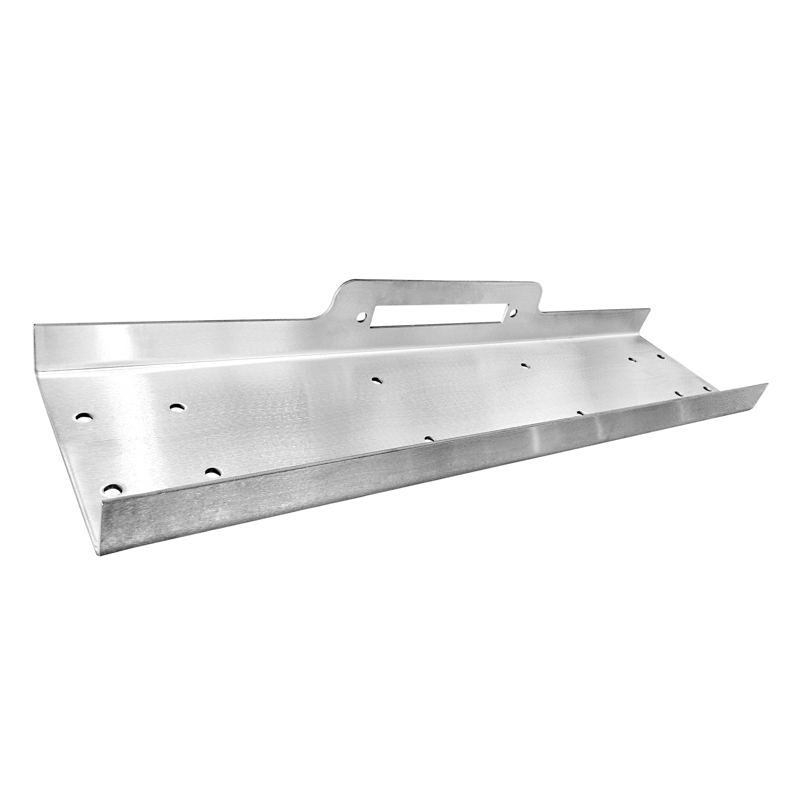 Placa de montaje universal para cabrestantes, placa de montaje para cabrestantes eléctricos, placa de acero, soporte para cabrestante (560 x 238 x 110 mm)