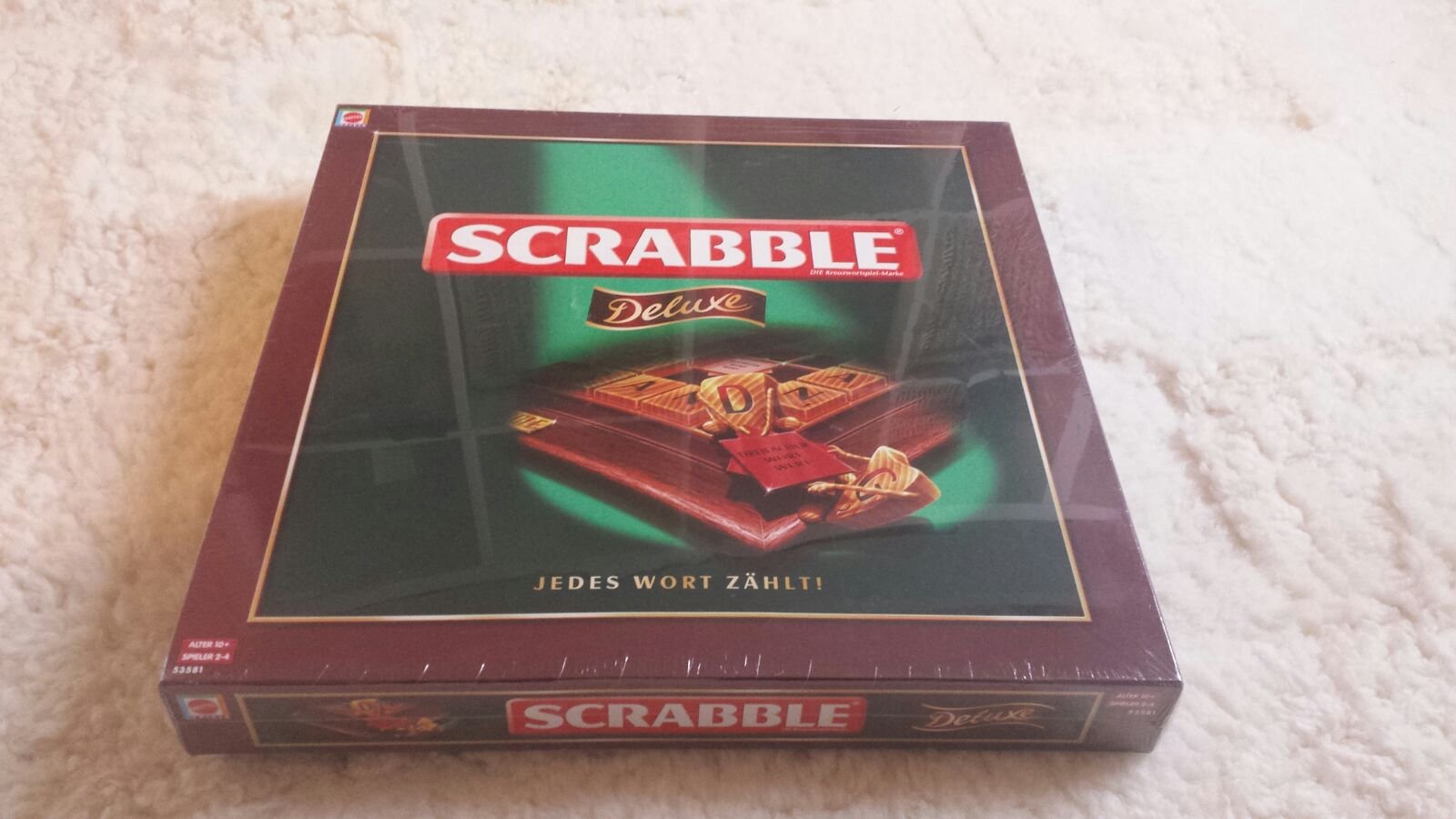 SCRABBLE Deluxe, Edelholzsteine, 2 - 4 Spieler