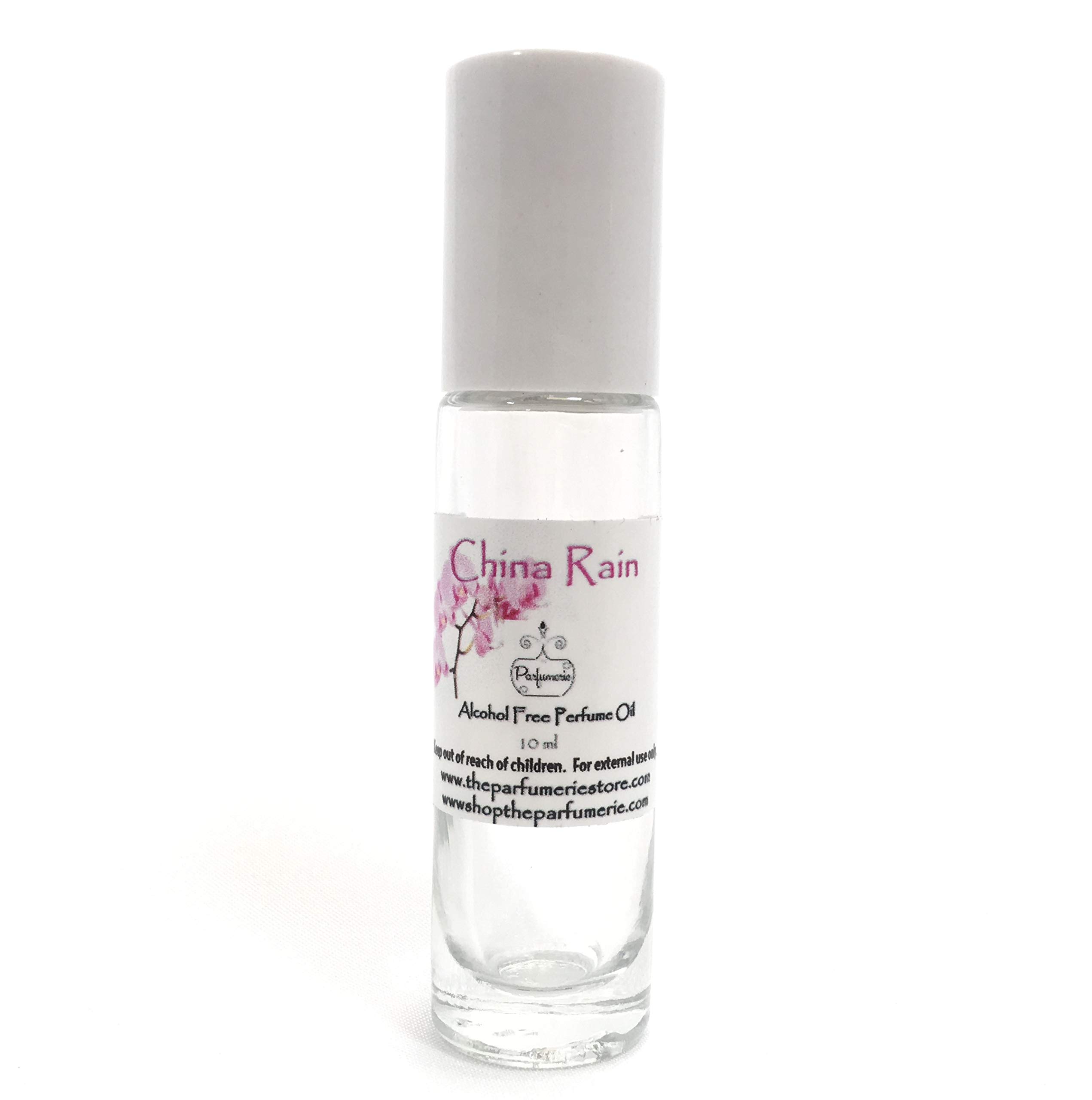 The Parfumerie 1/3 oz. Bottle of China Rain Grade A Perfume Oil Alcohol Free (10 ml Roll On)