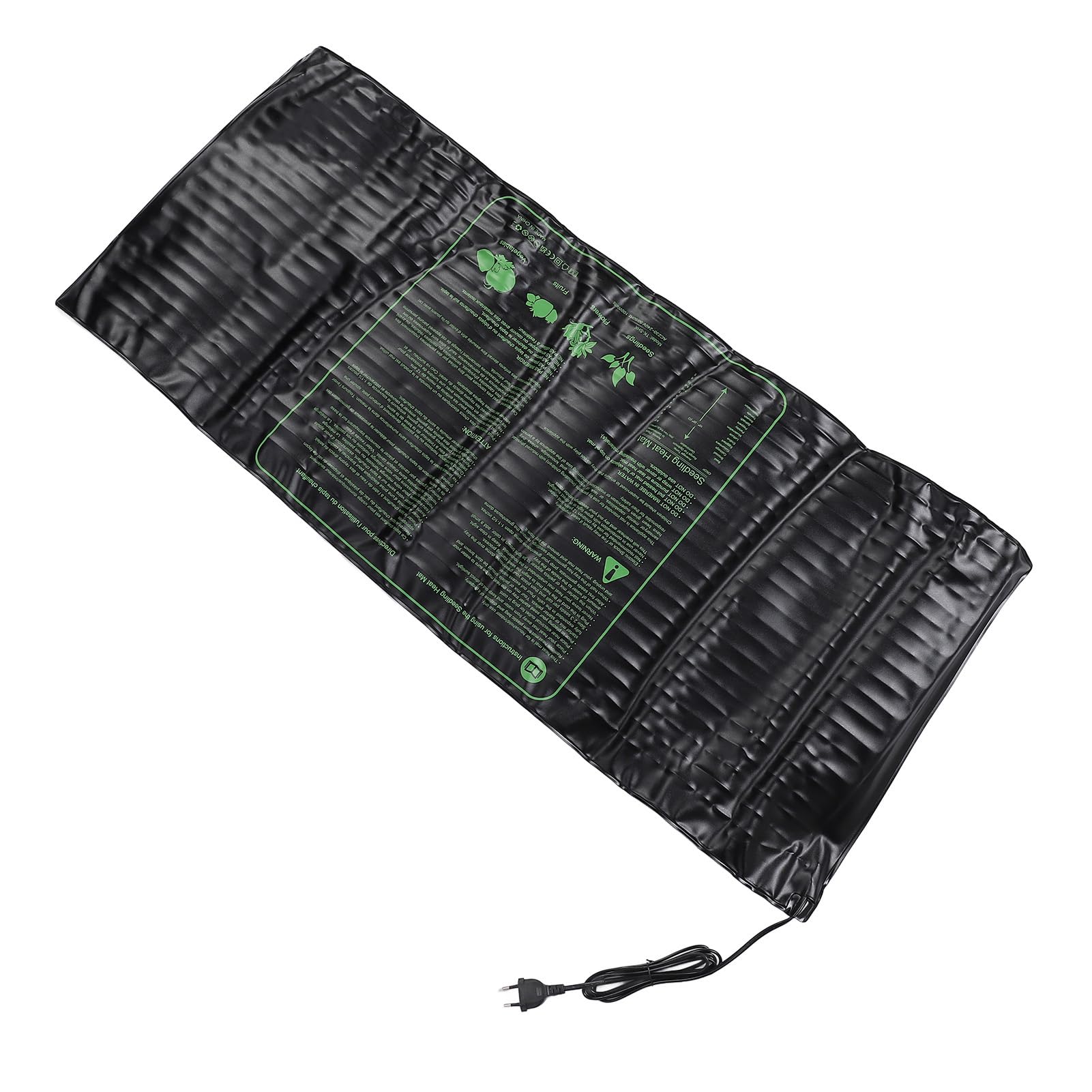 Brrnoo Mata Grzewcza do Sadzonek Wodoodporna Stacja do Kiełkowania Roślin Podkładka Grzewcza Użytku w Pomieszczeniach Zamkniętych 48x20 Cali z Materiałem PU Stała Temperatura 40-45 ℃