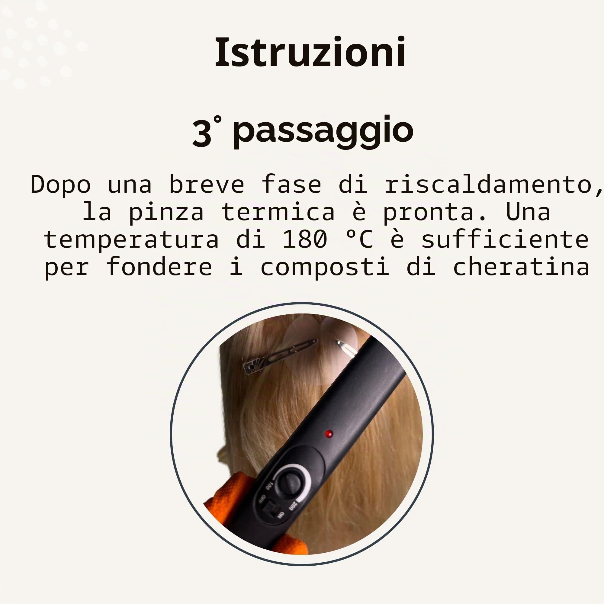 hair2heart Connettore termico per extension per capelli - Strumento di fusione professionale in ferro per la connessione in cheratina - Crea legami forti e duraturi per extension