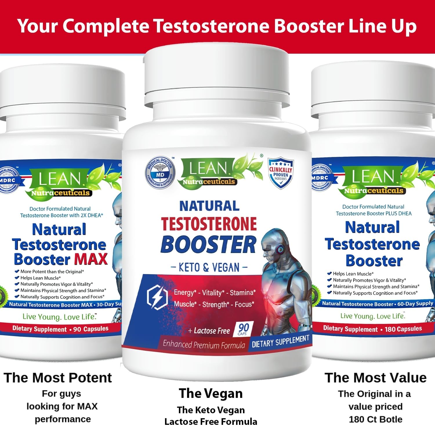 Testosterone Booster for Men, Tongkat Ali DHEA Boron L-arginine Hornygoatweed Zinc Male Enhancing Supplement, Max Libido Muscle Builder Workout Energy Pill w/ Tribulus Terrestris Maca Root, 90 Capsule — Amazon image 7