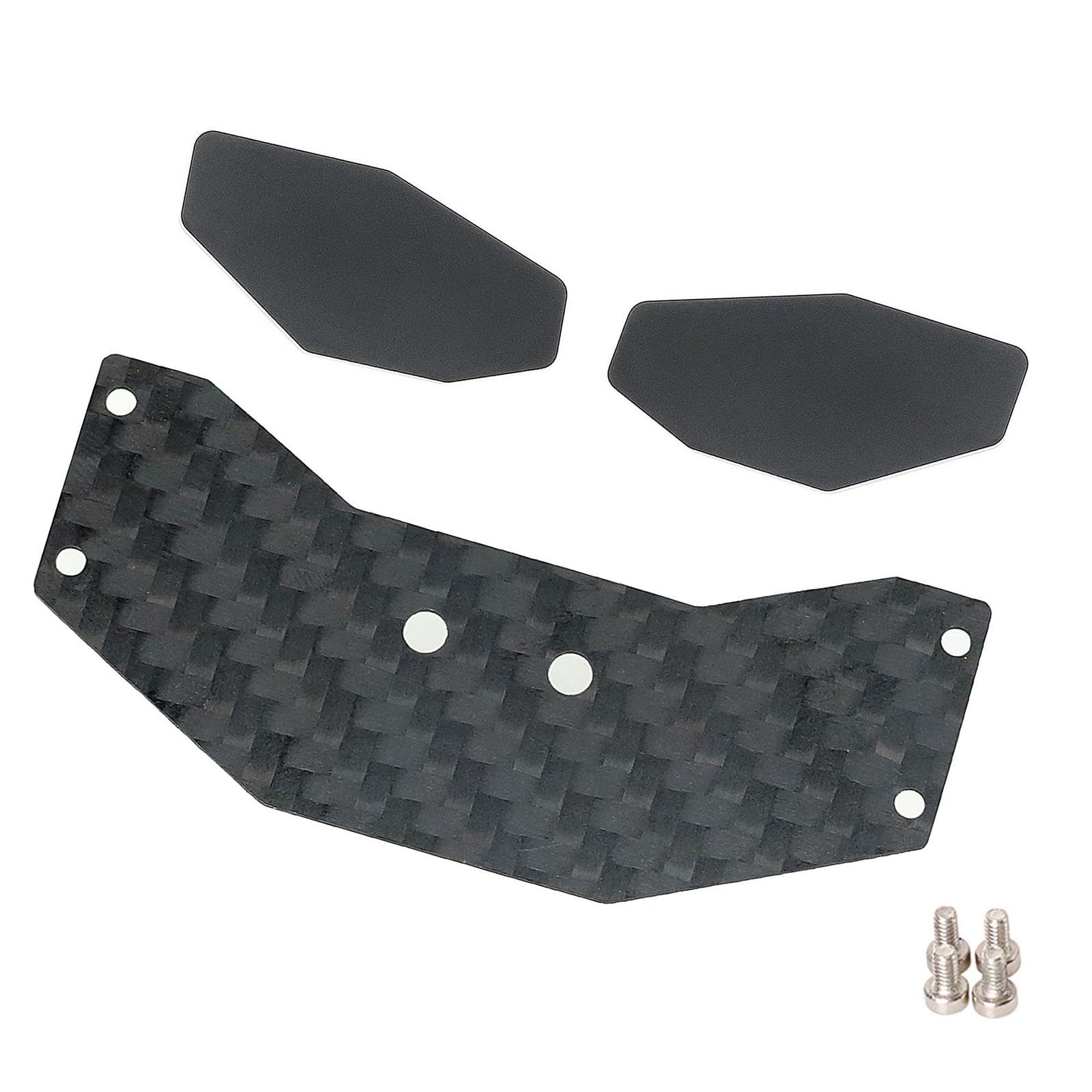 Menolana RC Rear Wing Spoiler Carbon Fiber 6.5x2.8cm Replacement for Micro-b 2WD Buggy 1: 24 Easily Install