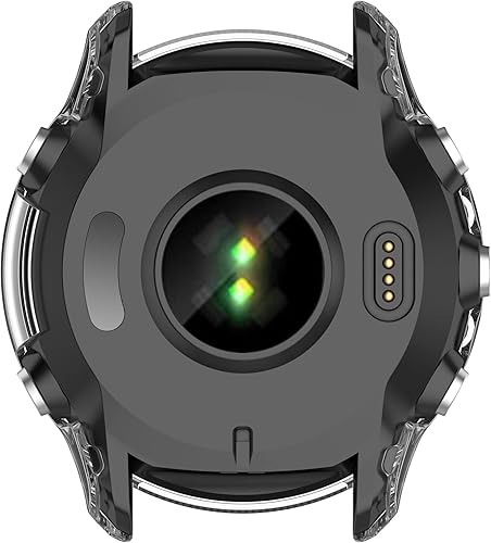 Miniatura 8 de Funda protectora compatible con Garmin Forerunner 955 Protector de pantalla para Garmin Forerunner 955 Solar PC+vidrio templado cobertura completa