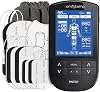 Comfytemp Dual Channel TENS Machine for Muscle Stimulation, Rechargeable TENS Unit with 24 Modes, Electronic Pulse Massager for Back, Shoulder, Arm, Hip, 10pcs TENS Electrodes Pads