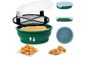 FJNATINH Collapsible Batter Bowl: The Perfect Kitchen Tool for Effortless Breading