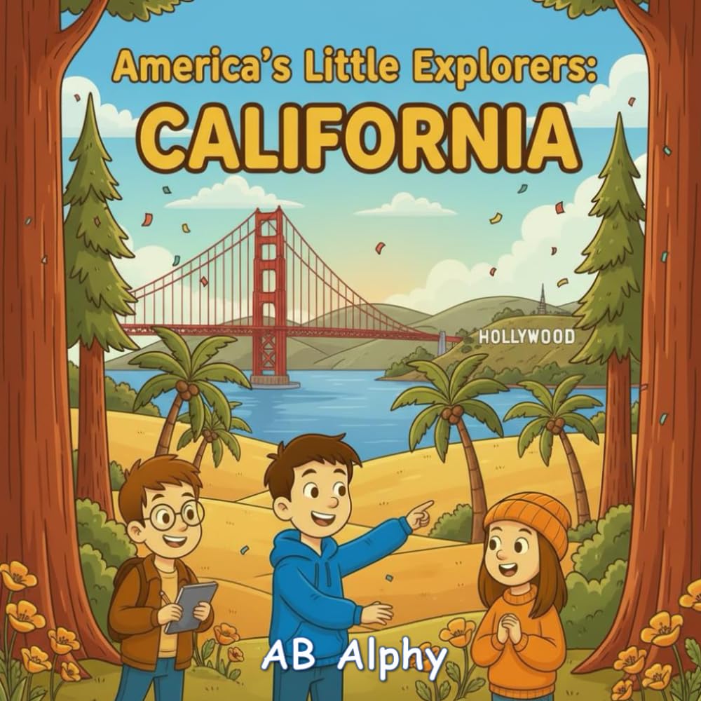 America’s Little Explorers: California: A Fun Journey Through Beaches, Cities, Forests, and Magic in the Golden State: 3