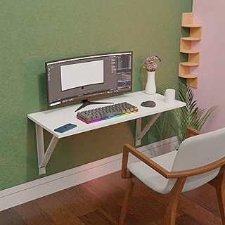 Compal Wall-Mounted Drop-Leaf Table,Folding Kitchen & Dining Table Desk,Home Office Table Desk Workstation Computer Desk,T Price In India