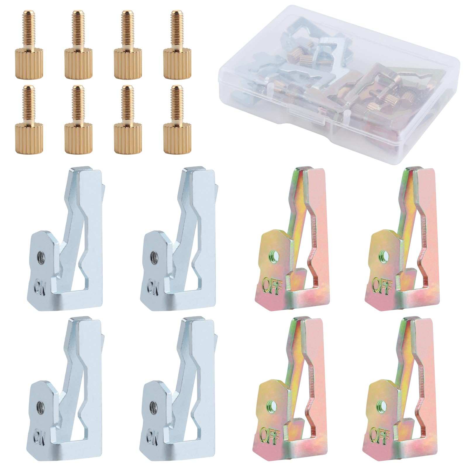 GOLD DEER 8 PCS Time Switch Tripper Kit Clock Dial Timers Switch Compatible with Intermatic for T100 Series Clock Dial Trippers Timers Intermatic Timer Parts Pool Timer On Off Clip Parts