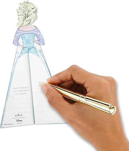 Miniatura 7 de Hallmark Paper Wonder - Tarjeta de cumpleaños desplegable de Disney, de Frozen, tarjeta de aliento para todas las ocasiones (Elsa en forma de panal