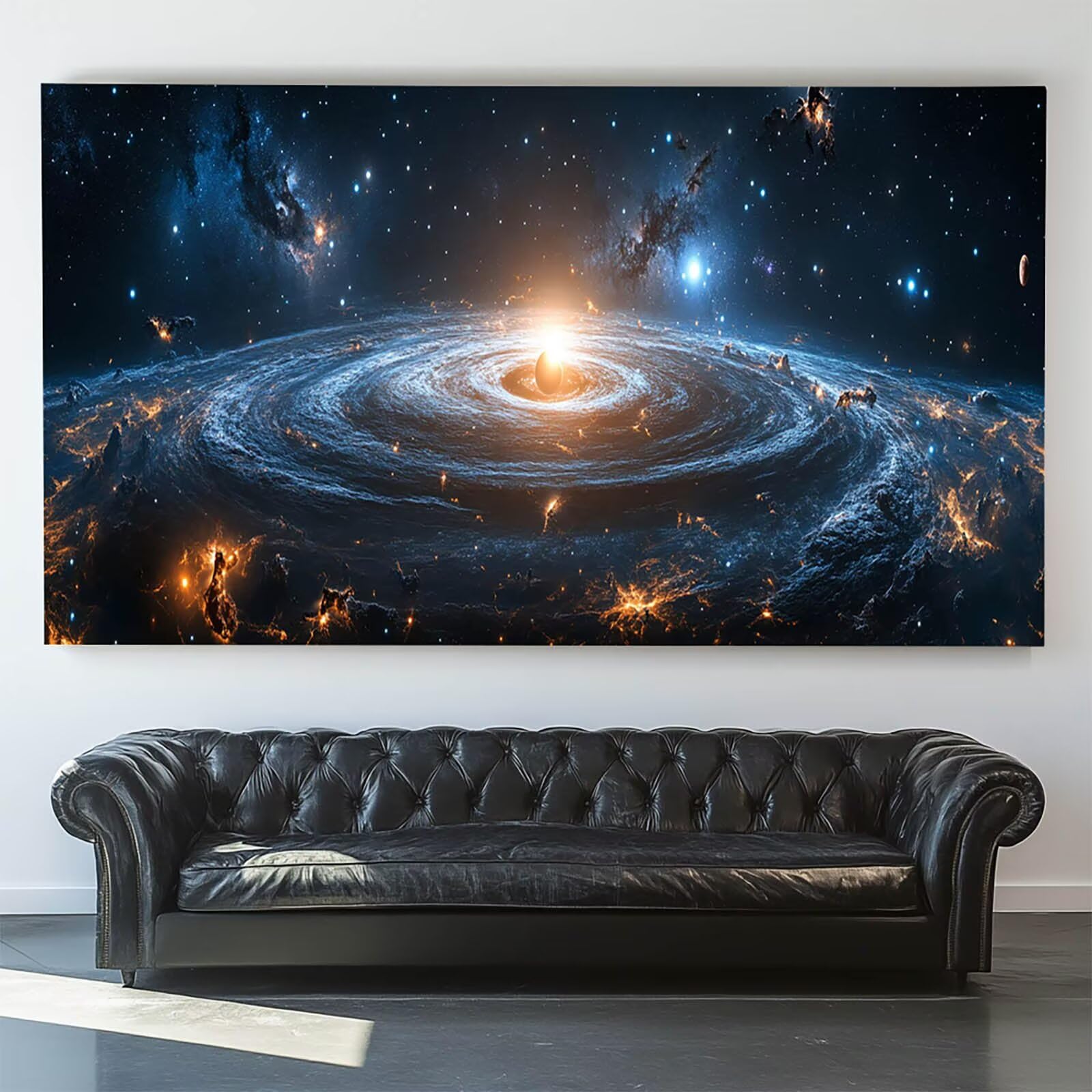 DIY Malen nach Zahlen Erwachsene Galaxie Malen nach Zahlen ab 7 jahre Mädchen Universum Kreativ set für Erwachsene mit Leinwand Acrylfarben set und Pinsel,Bastelset zum Bemalen,Wanddeko 100X200cm 9-J-