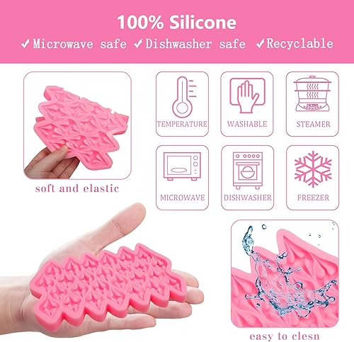 Miniatura 3 de Molde de silicona para fondant de tela, molde de chocolate para manualidades, dulces, azúcar, pasta de goma de mascar