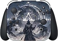 Vista 7 de PlayVital Juego completo de calcomanías protectoras para el modelo OLED de Nintendo Switch, calcomanías de vinilo personalizadas para consola Switch