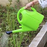 Watering Can for Outdoor Plants, with Removable Long Spout, 2 Gallon Large Plastic Watering Can for Garden Flowers Plants Outdoor Plant House Flower (Green)