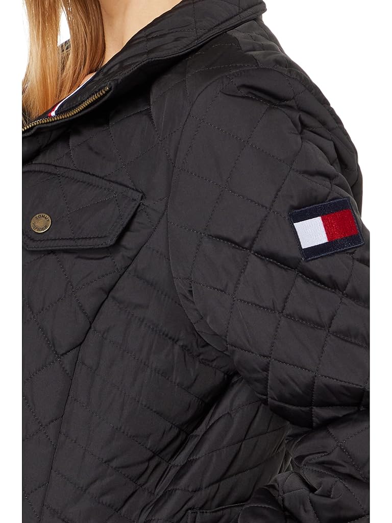 Black Tommy Hilfiger Quilted Jacket