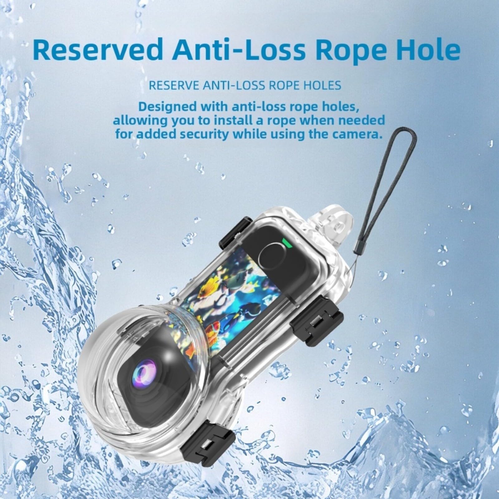 Funda protectora impermeable para Insta360 X4 Air, policarbonato endurecido resistente a los arañazos con lente PMMA y revestimiento antirreflectante AR, carcasa transparente