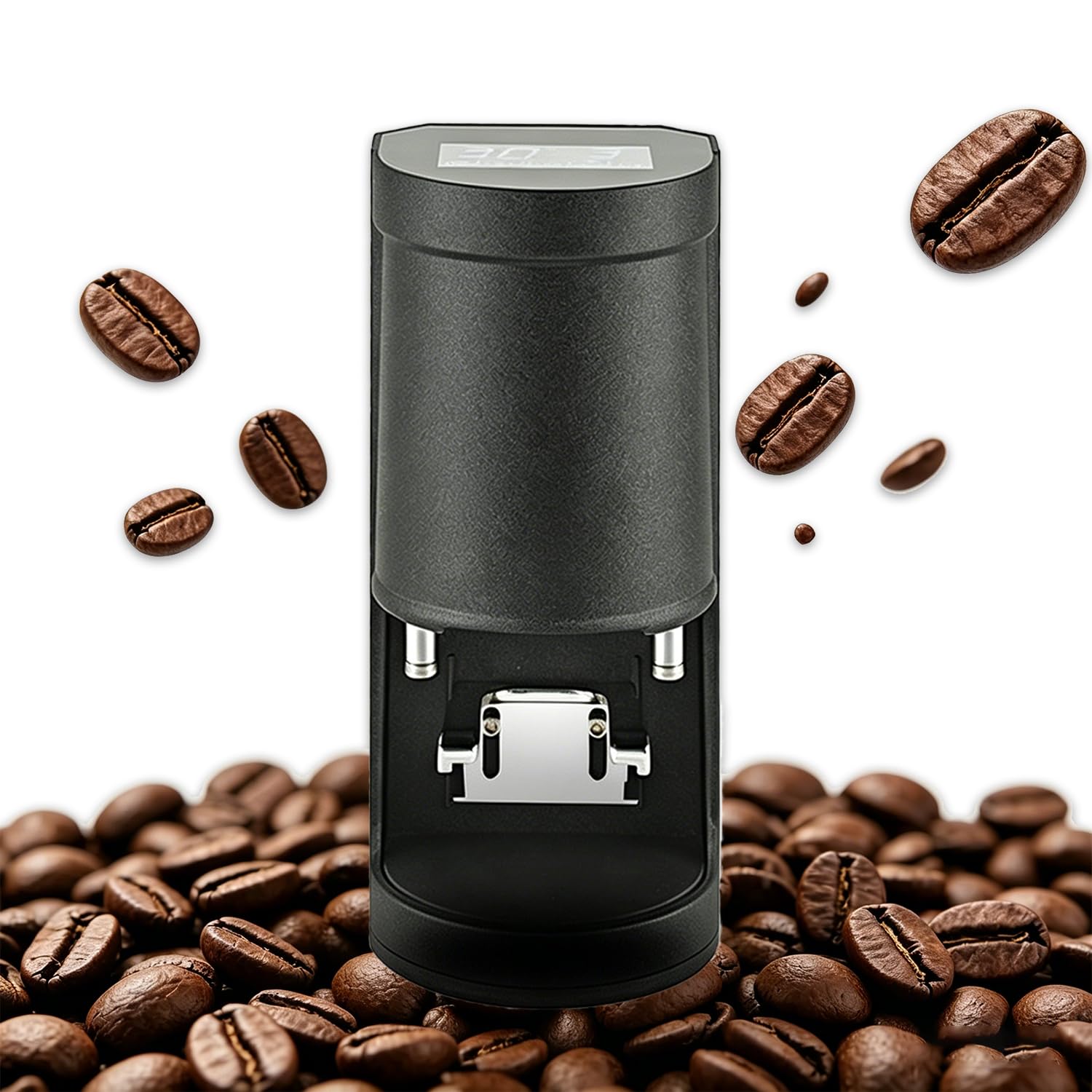 Professioneller Espresso-Tamper, automatisches elektrisches Tampergerät, Antihaft-Kopf, langlebig, für Cafés und Gastronomiebetriebe B-T